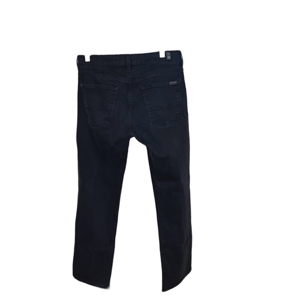 7 for All Mankind Black Jean Standard Cut - Picture 6 of 10